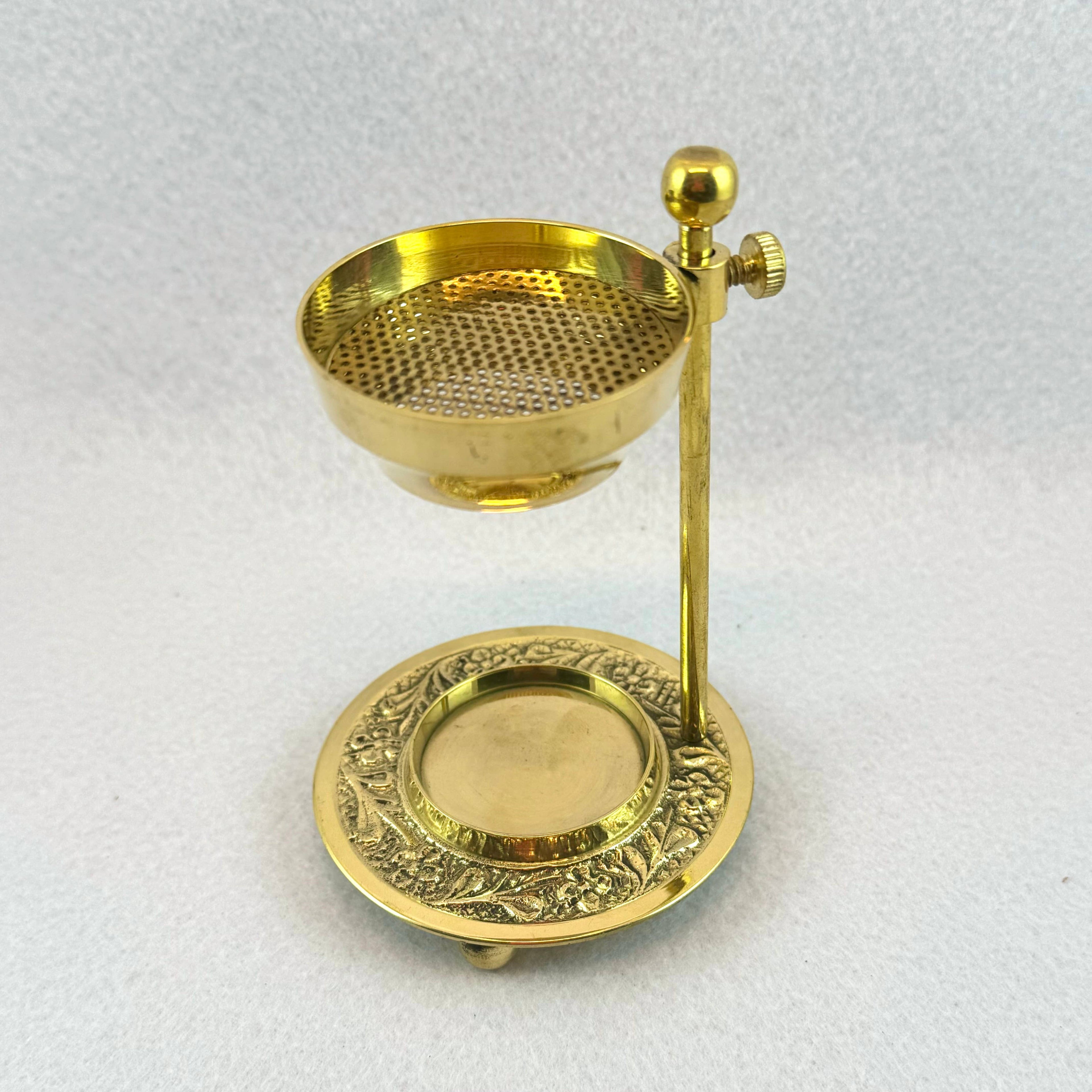 Brass Adjustable Resin Burner - Burn Resin w/o Charcoal