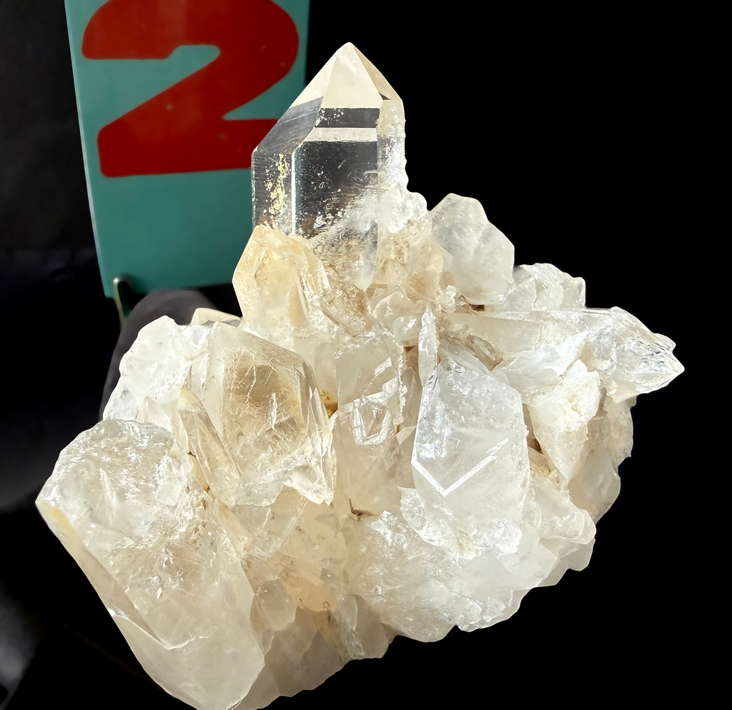 Clear Quartz Clusters & Single Points 1-5