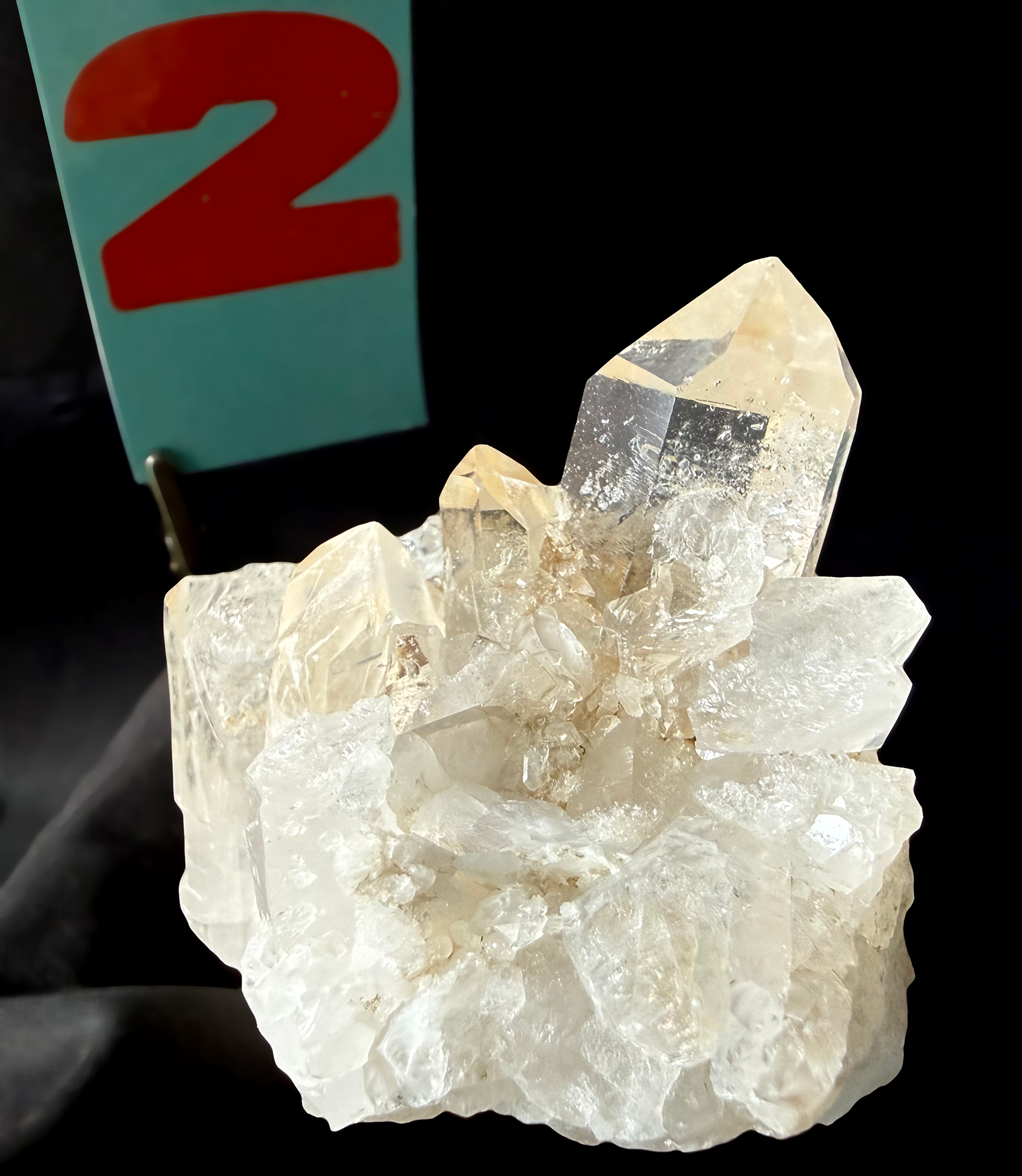 Clear Quartz Clusters & Single Points 1-5