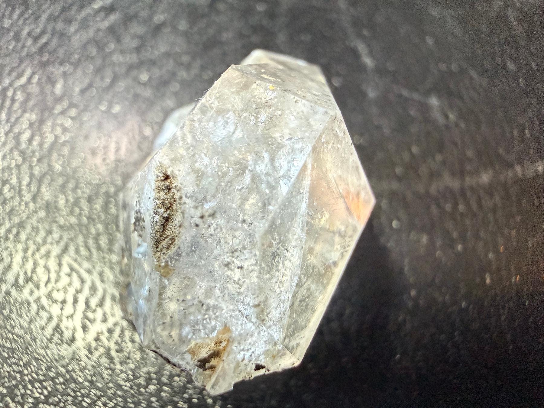 A collection of 7 Petite Herkimer Diamonds (Quartz) from Fonda, NY