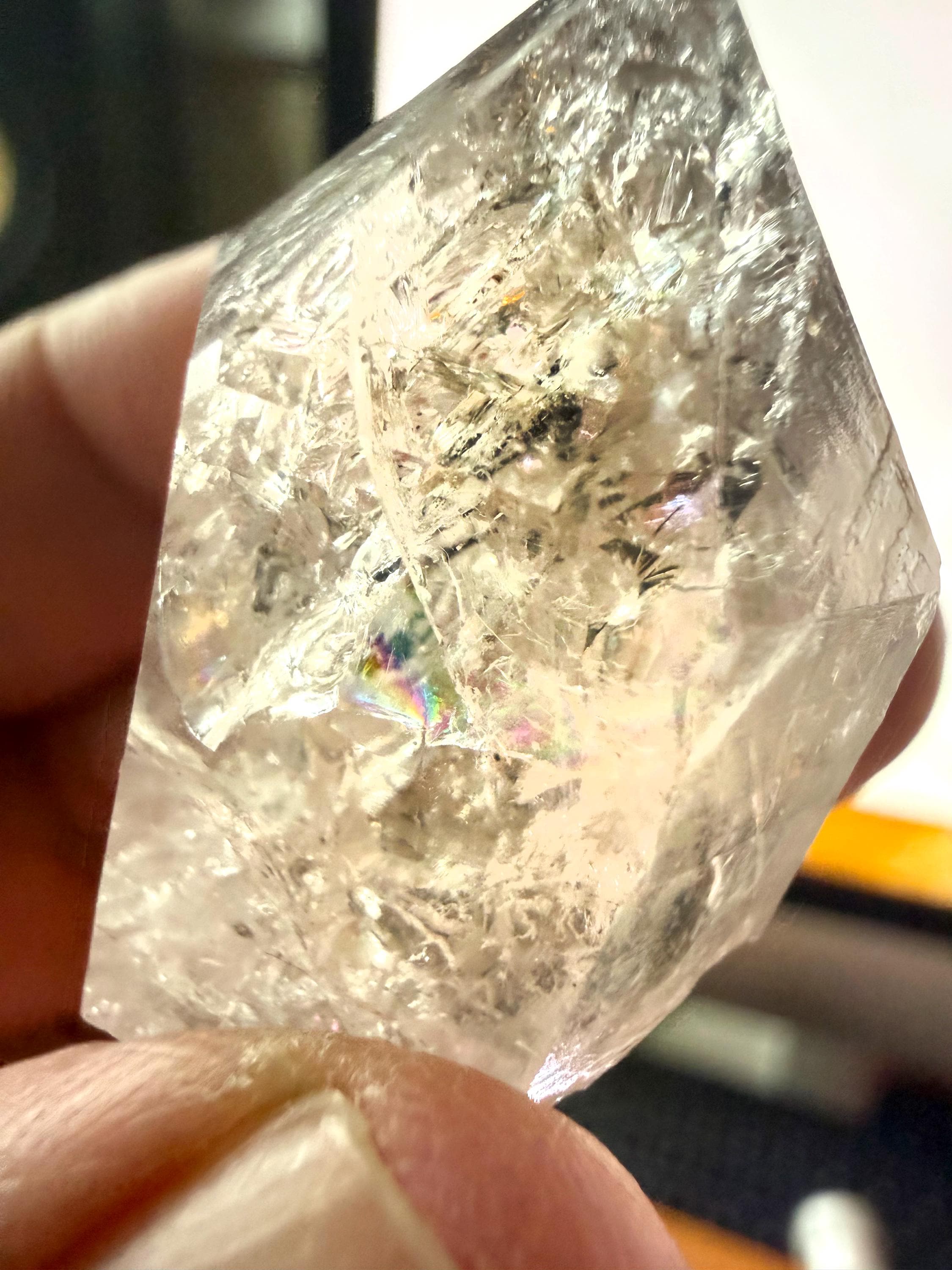 Natural Herkimer Diamond 30g water-clear, mined from Fonda, NY