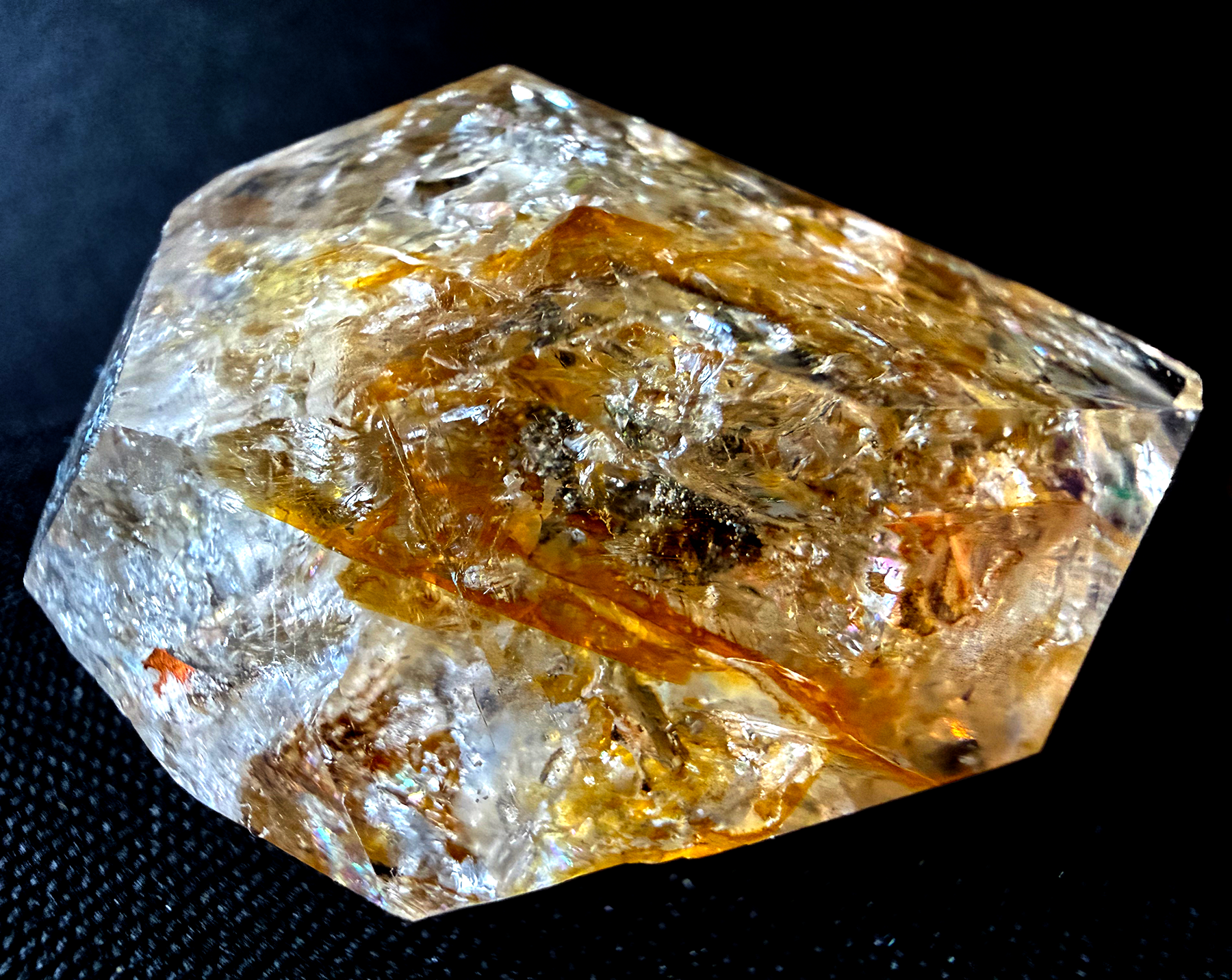 38g Golden Herkimer Diamond (#8) From Fonda, New York