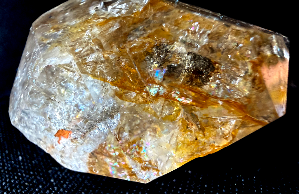 38g Golden Herkimer Diamond (#8) From Fonda, New York