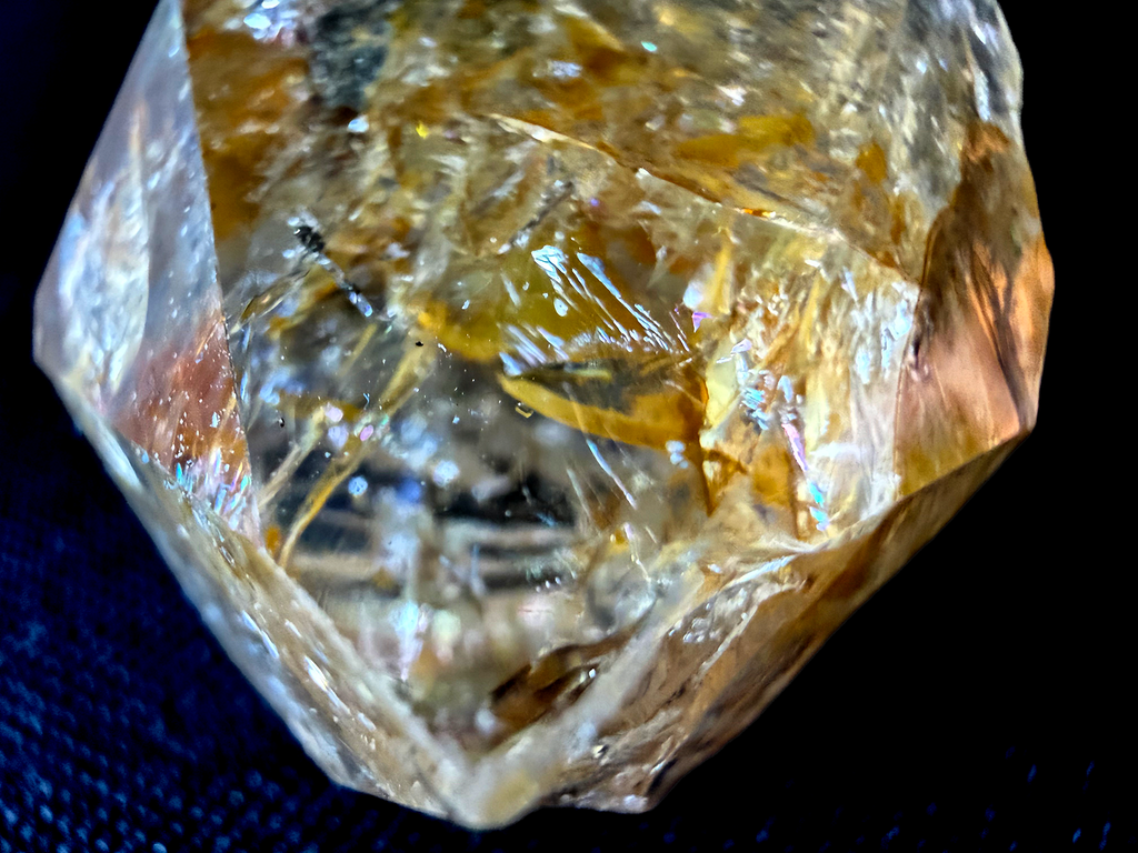 38g Golden Herkimer Diamond (#8) From Fonda, New York