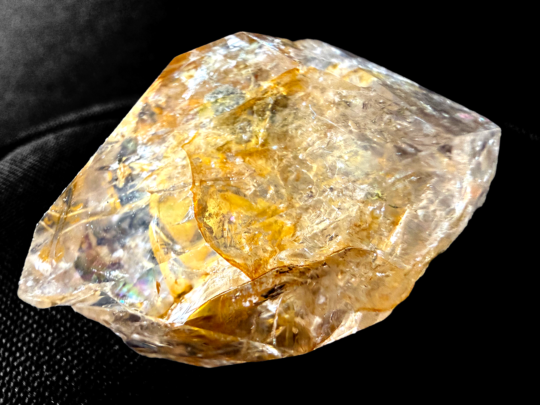 38g Golden Herkimer Diamond (#8) From Fonda, New York