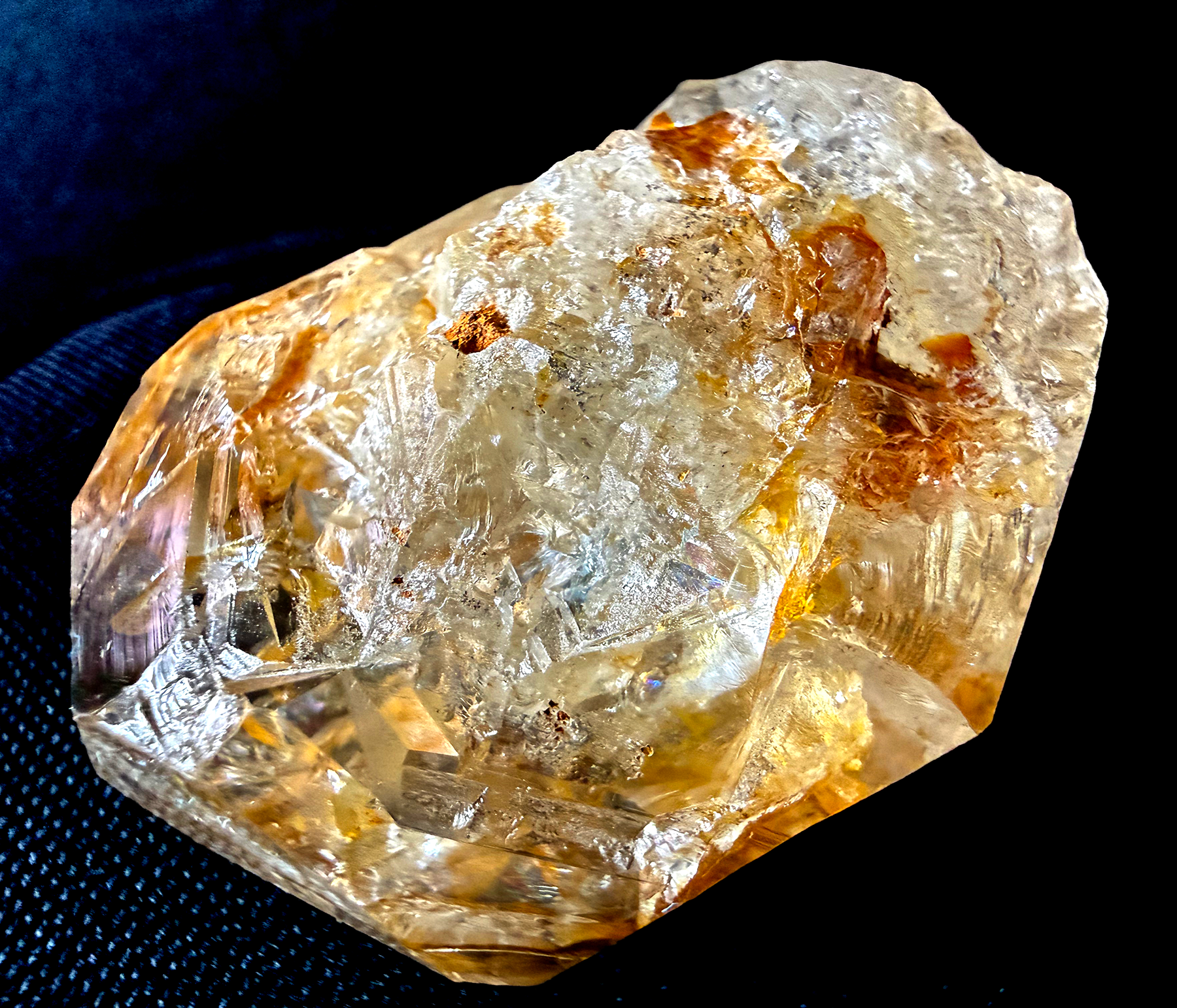 38g Golden Herkimer Diamond (#8) From Fonda, New York