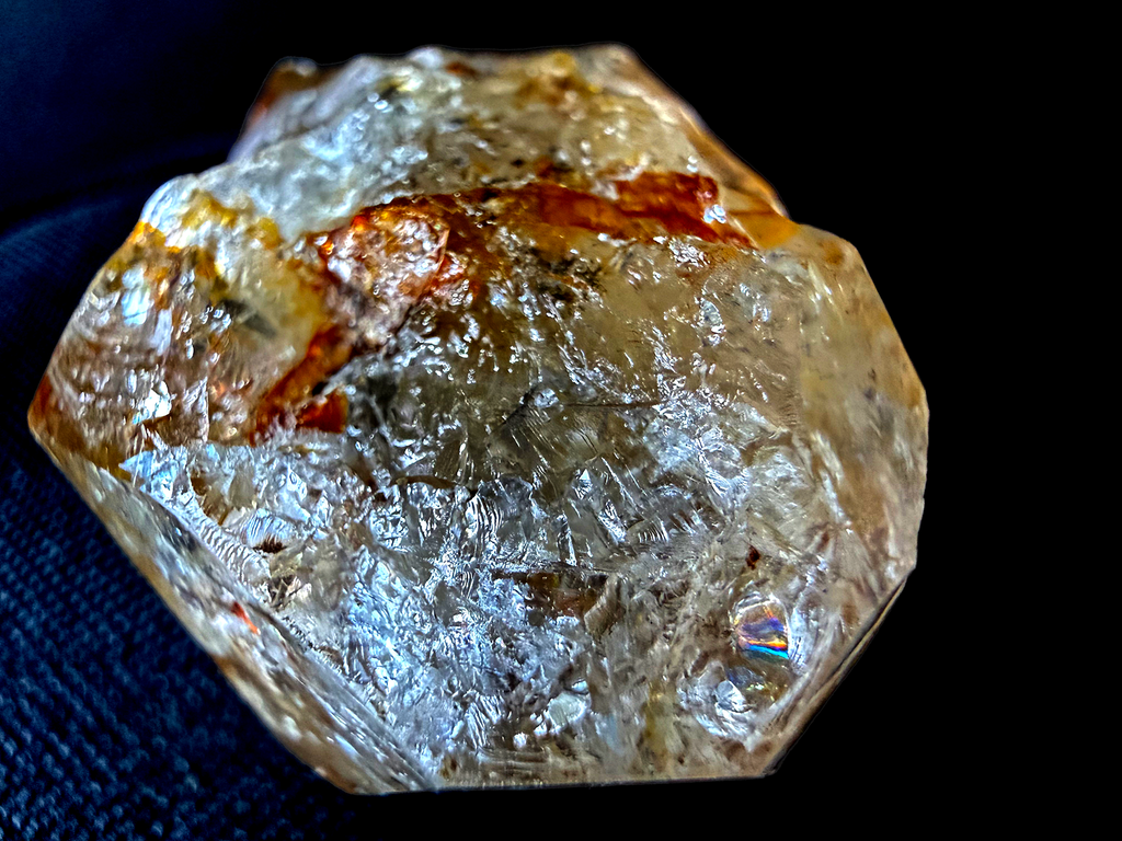 38g Golden Herkimer Diamond (#8) From Fonda, New York
