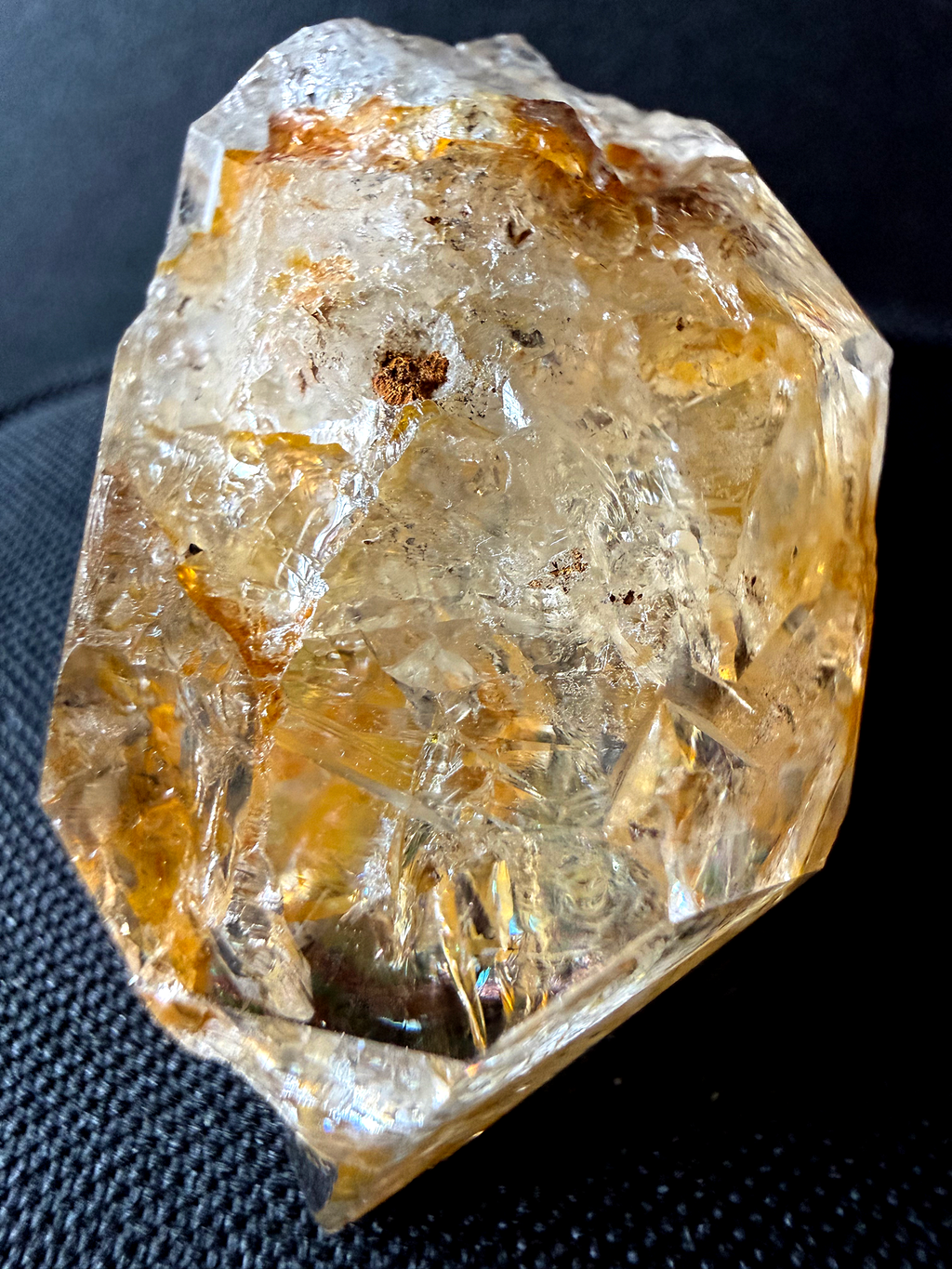 38g Golden Herkimer Diamond (#8) From Fonda, New York