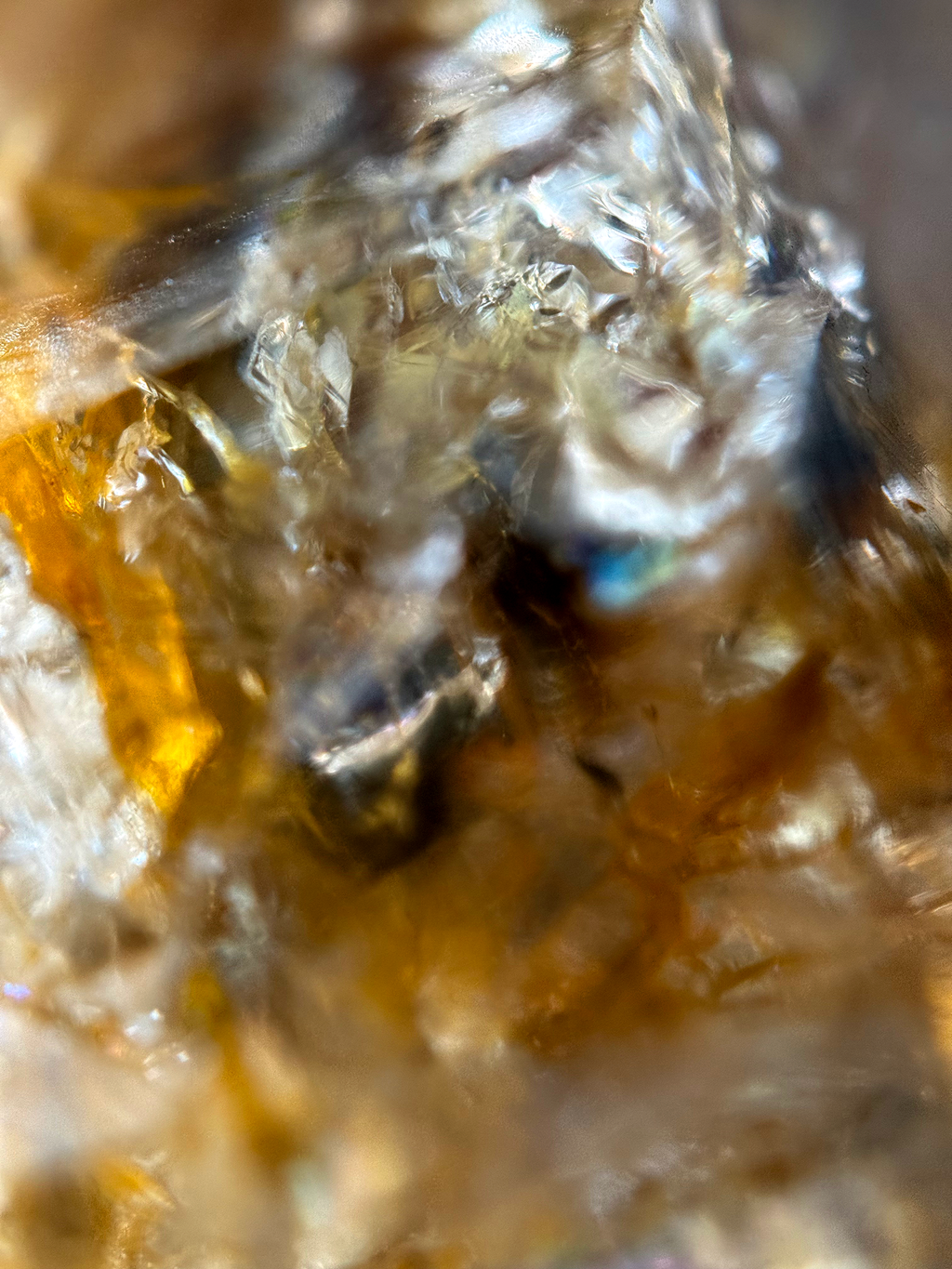 38g Golden Herkimer Diamond (#8) From Fonda, New York