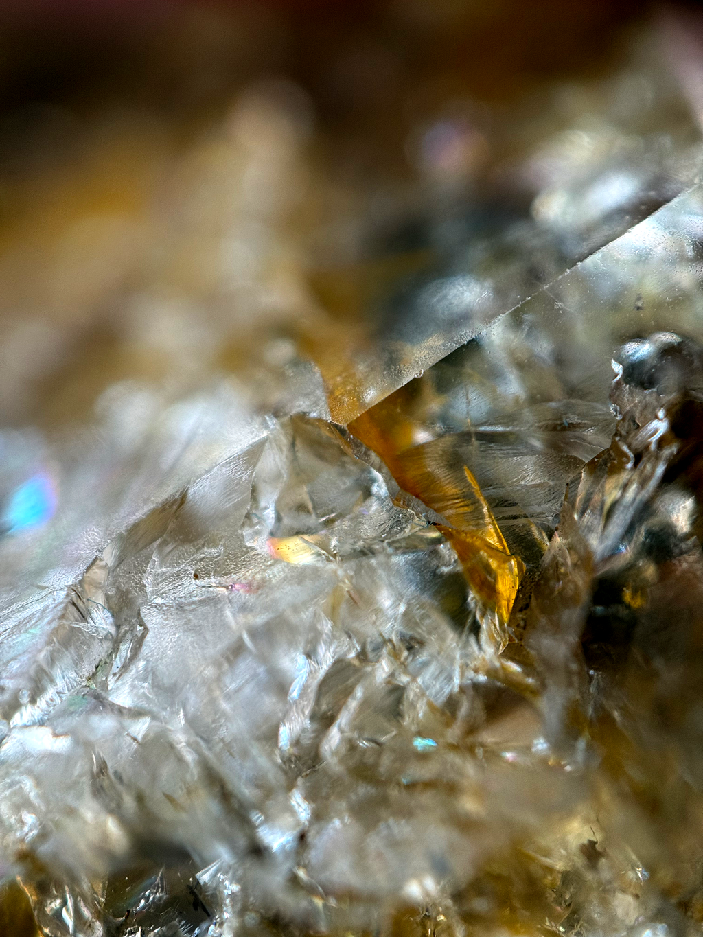 38g Golden Herkimer Diamond (#8) From Fonda, New York