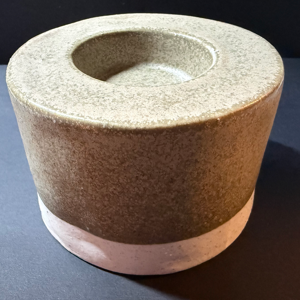 Ceramic Duo-Tone Tea Light Holder
