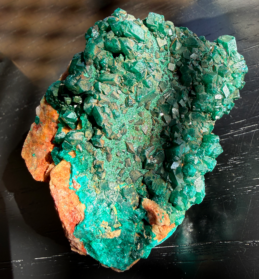 Dioptase - Emerald & Bright Green Colors from Mexico #D1
