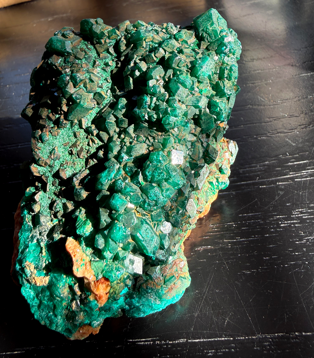 Dioptase - Emerald & Bright Green Colors from Mexico #D1