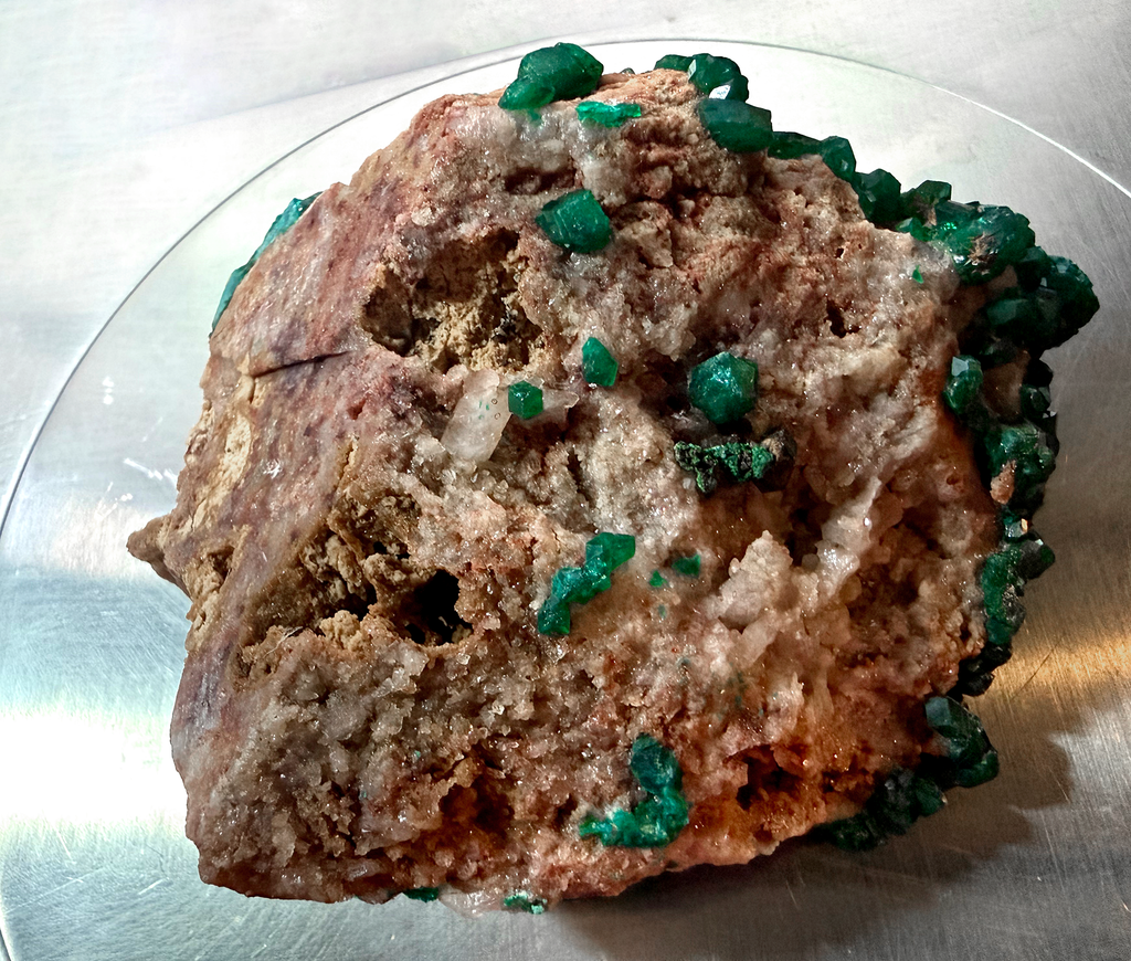 Dioptase - Emerald & Bright Green Colors from Mexico #D1