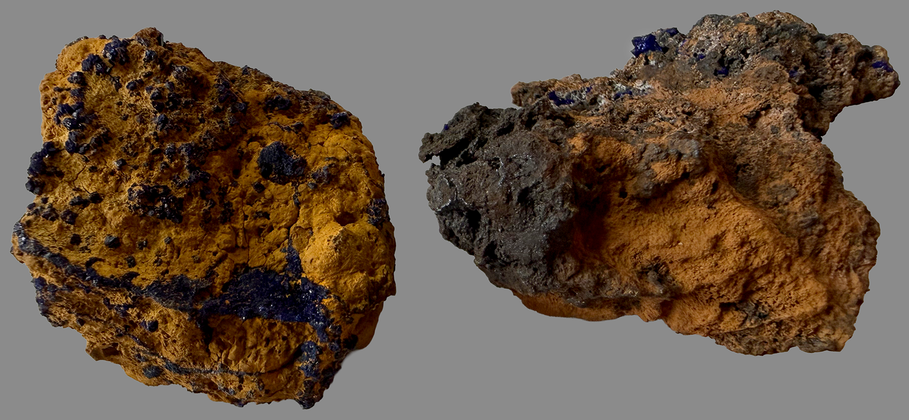 Azurite Set from Arizona (Two Pieces)