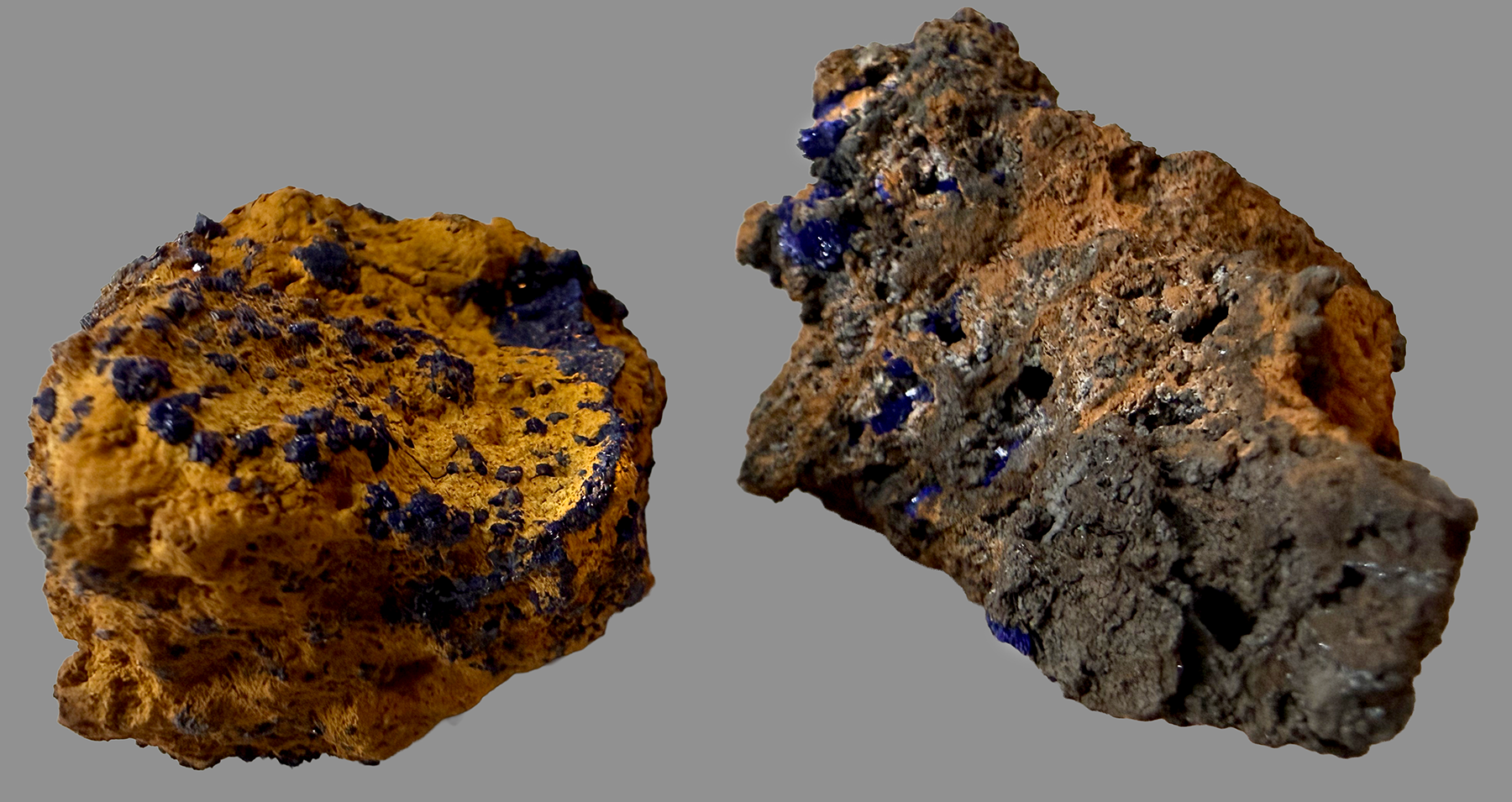 Azurite Set from Arizona (Two Pieces)