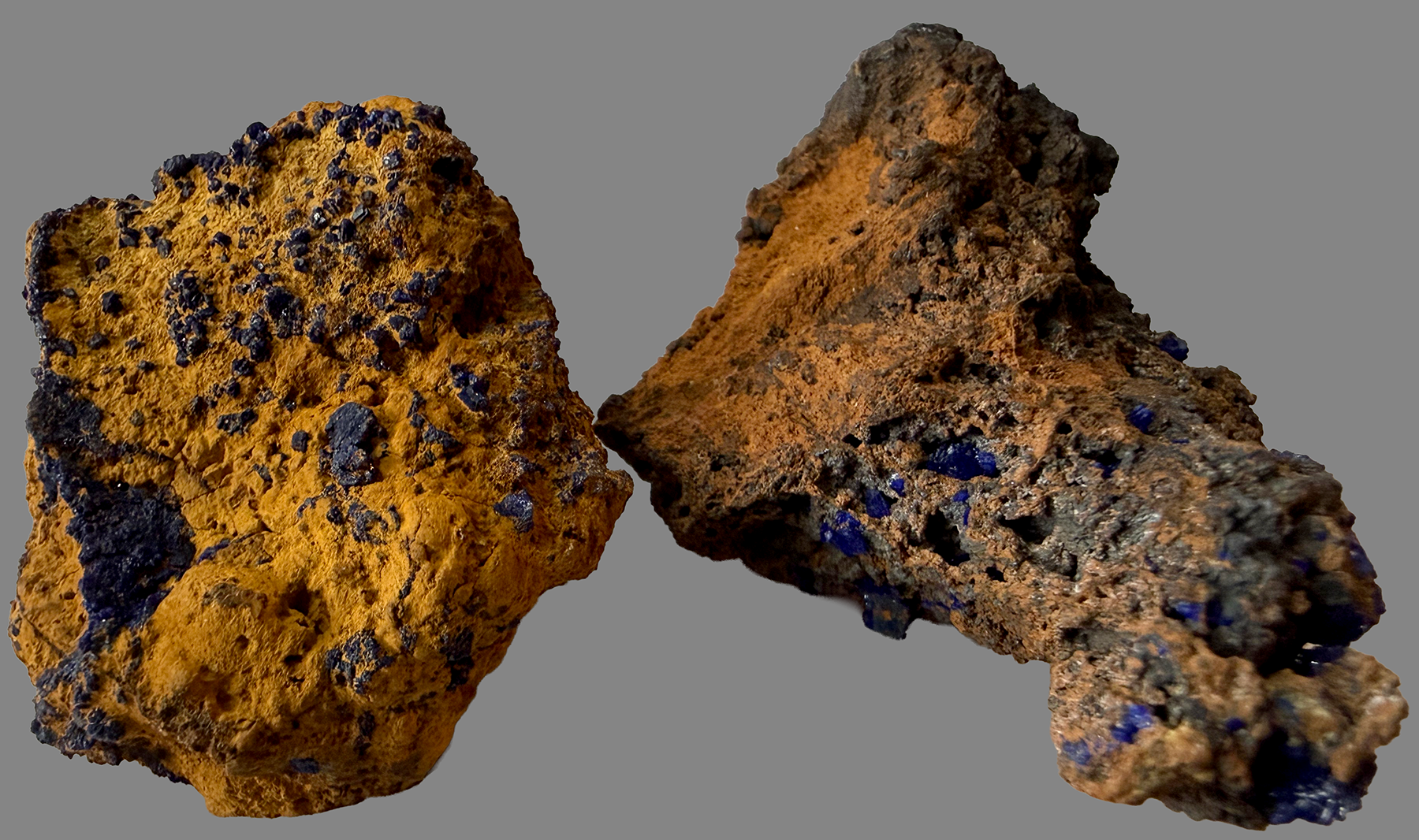 Azurite Set from Arizona (Two Pieces)