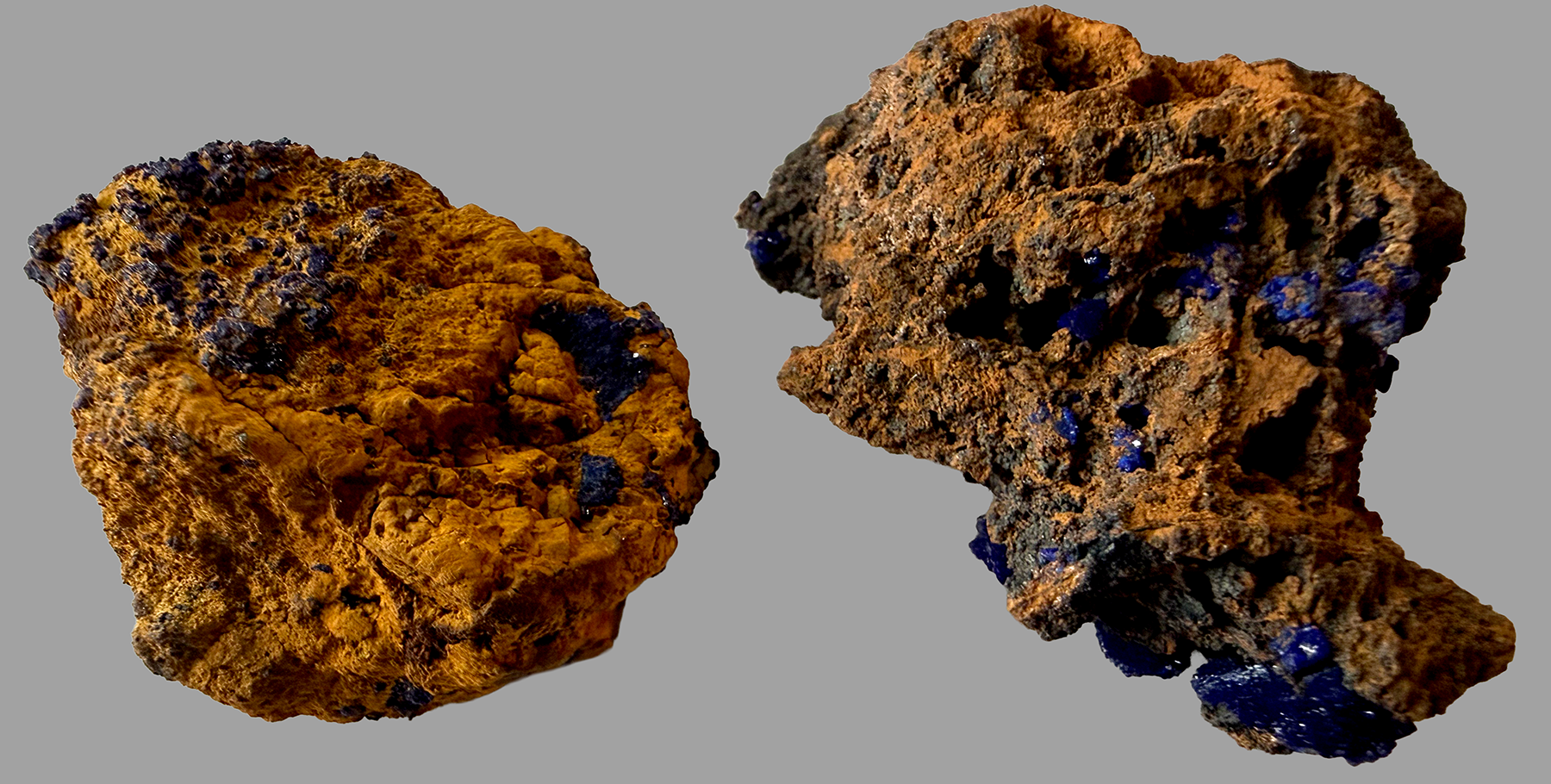 Azurite Set from Arizona (Two Pieces)