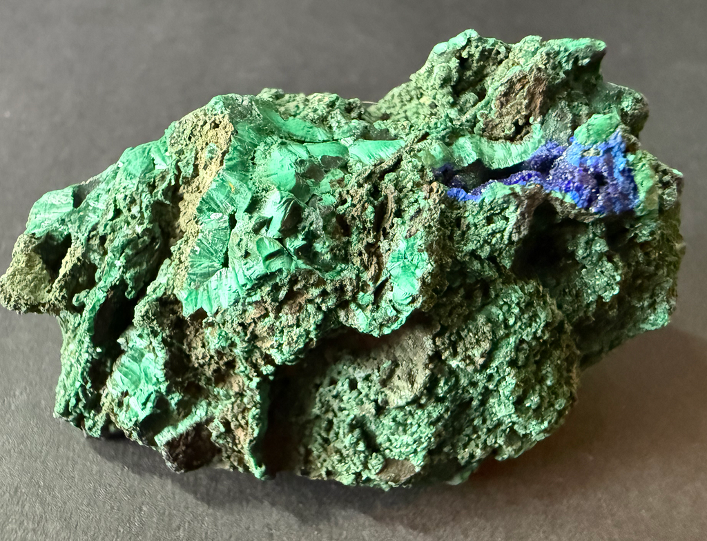 Malachite with Small Azurite Inclusions from Arizona