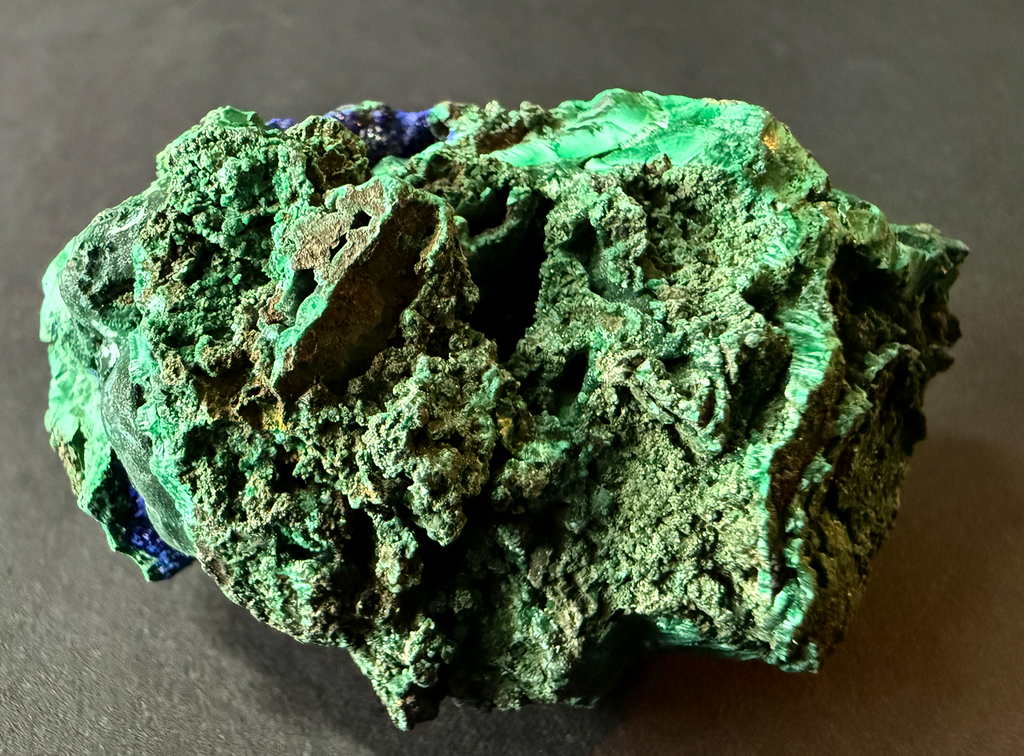 Malachite with Small Azurite Inclusions from Arizona