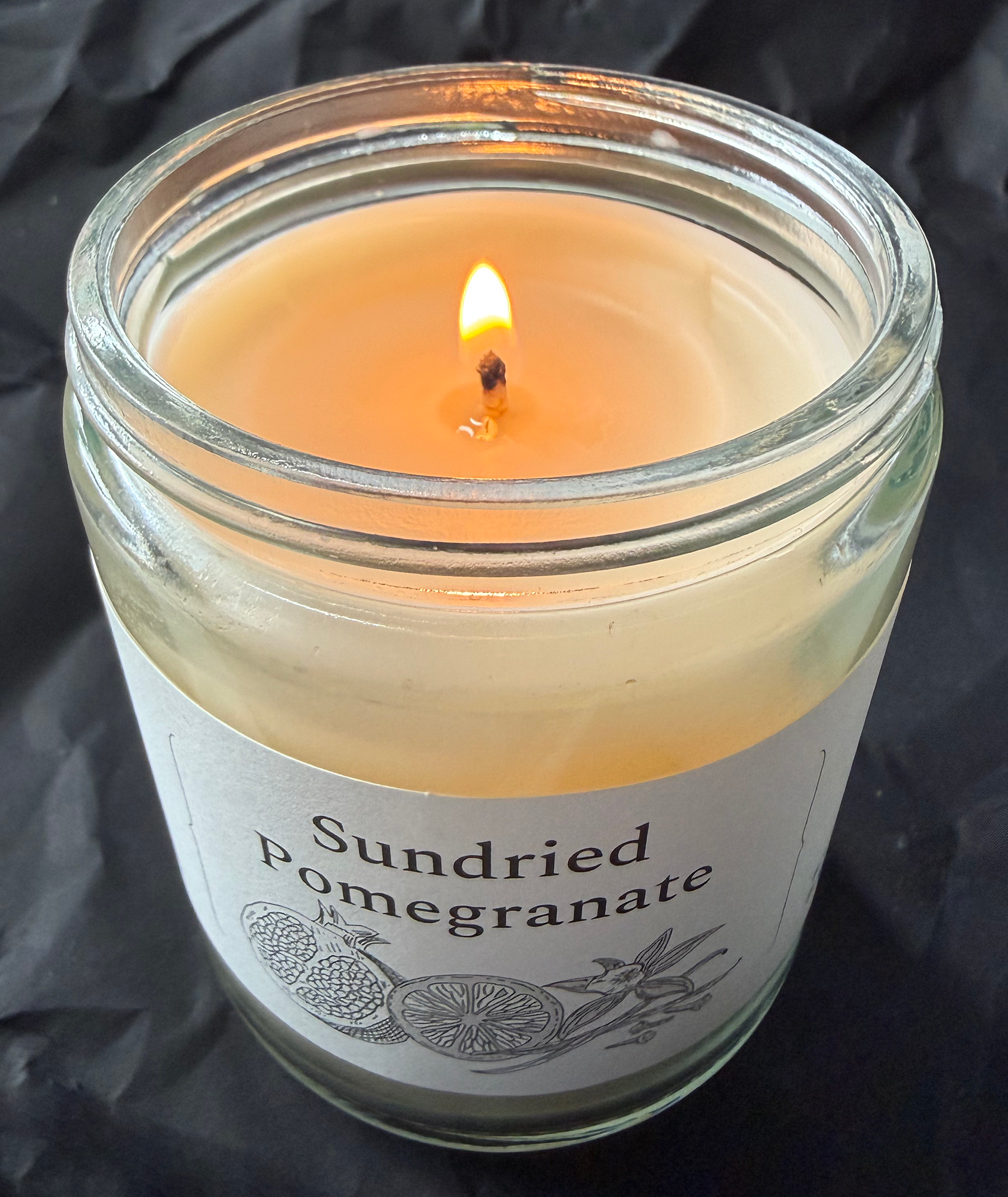  Sundried Pomegranate Jar Candle