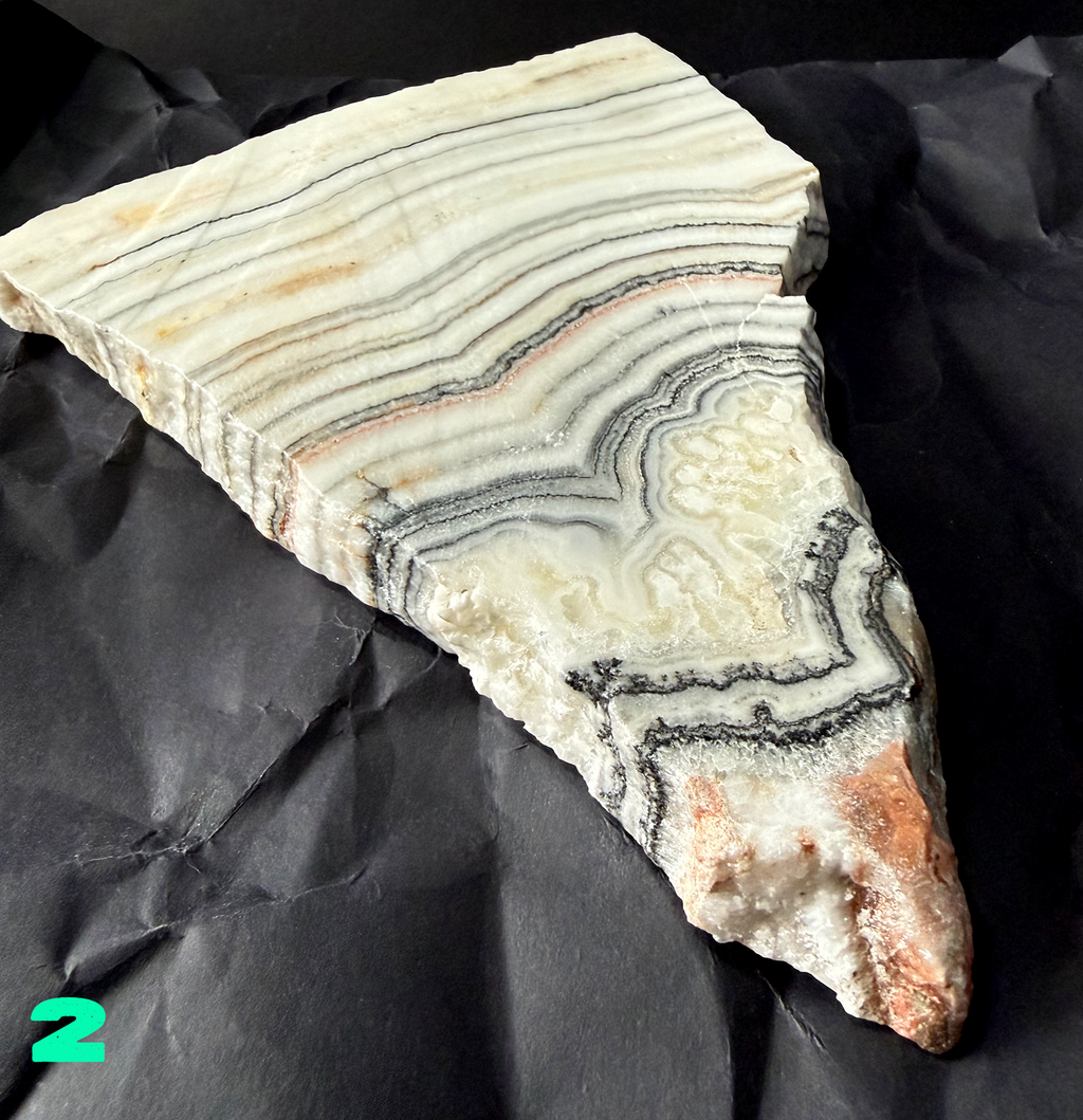 Onyx (Banded Mexican Onyx) from Mexico - 3 Specimens!