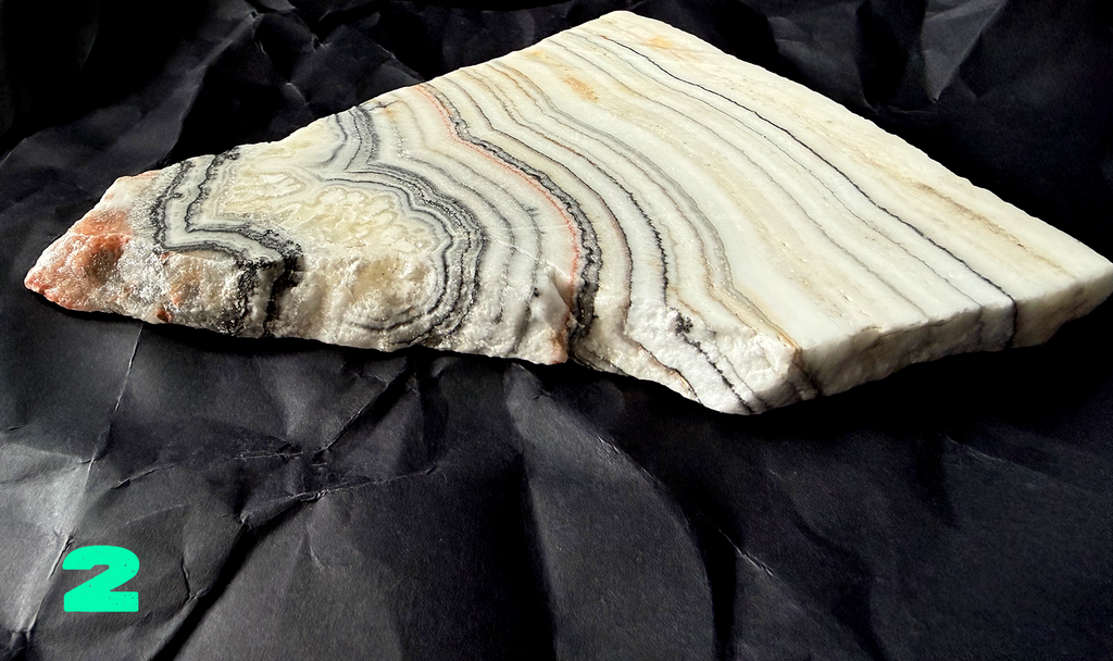 Onyx (Banded Mexican Onyx) from Mexico - 3 Specimens!