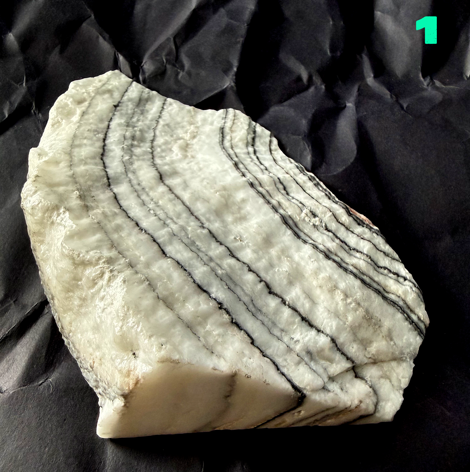 Onyx (Banded Mexican Onyx) from Mexico - 3 Specimens!