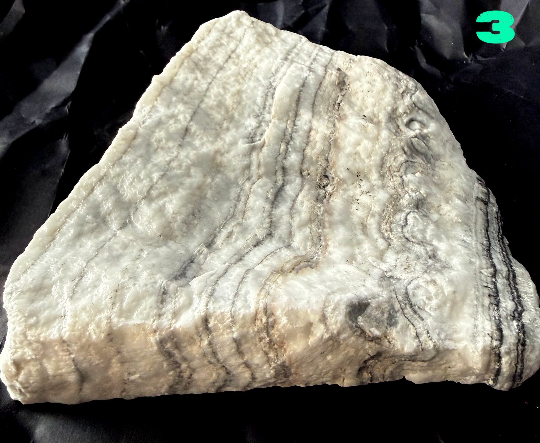 Onyx (Banded Mexican Onyx) from Mexico - 3 Specimens!