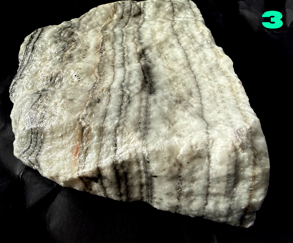 Onyx (Banded Mexican Onyx) from Mexico - 3 Specimens!