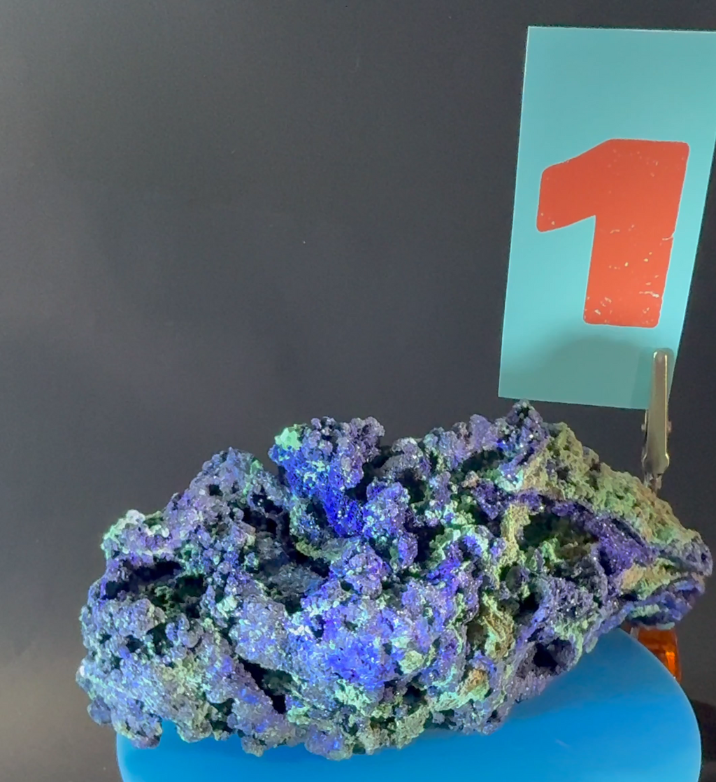 Azurite, Malachite and Chrysocolla from the Morenci Mines, Morenci, Arizona
