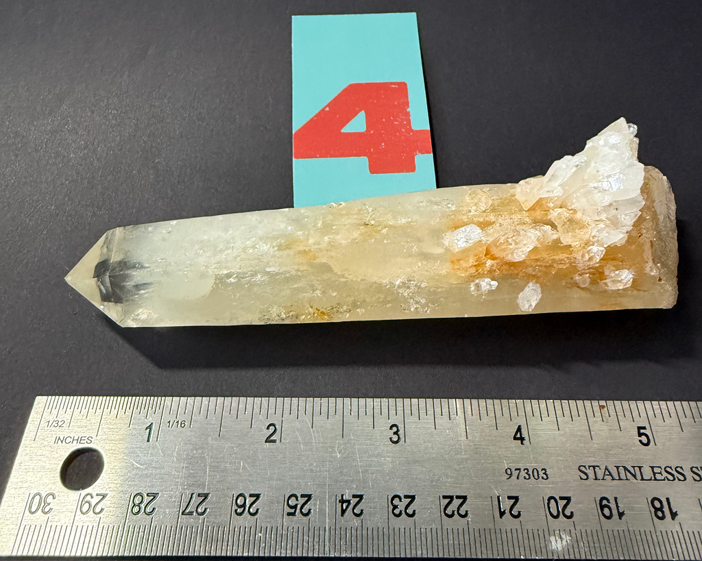 Smoky Blue Quartz wands from Boyaca, Colombia