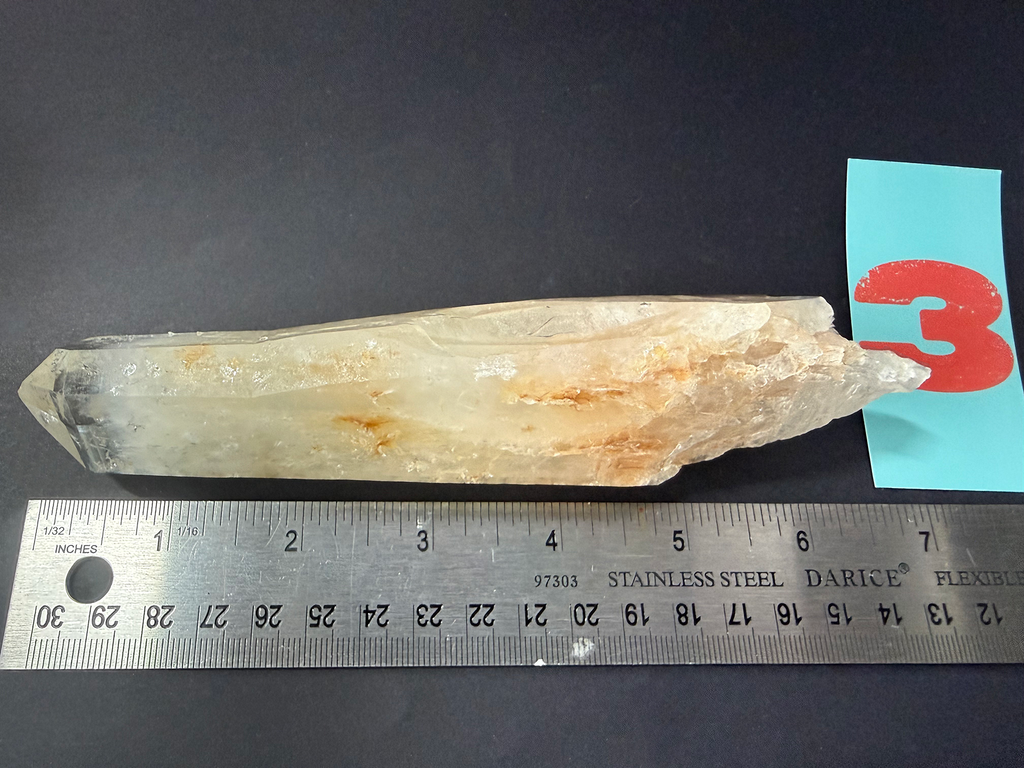 Smoky Blue Quartz wands from Boyaca, Colombia