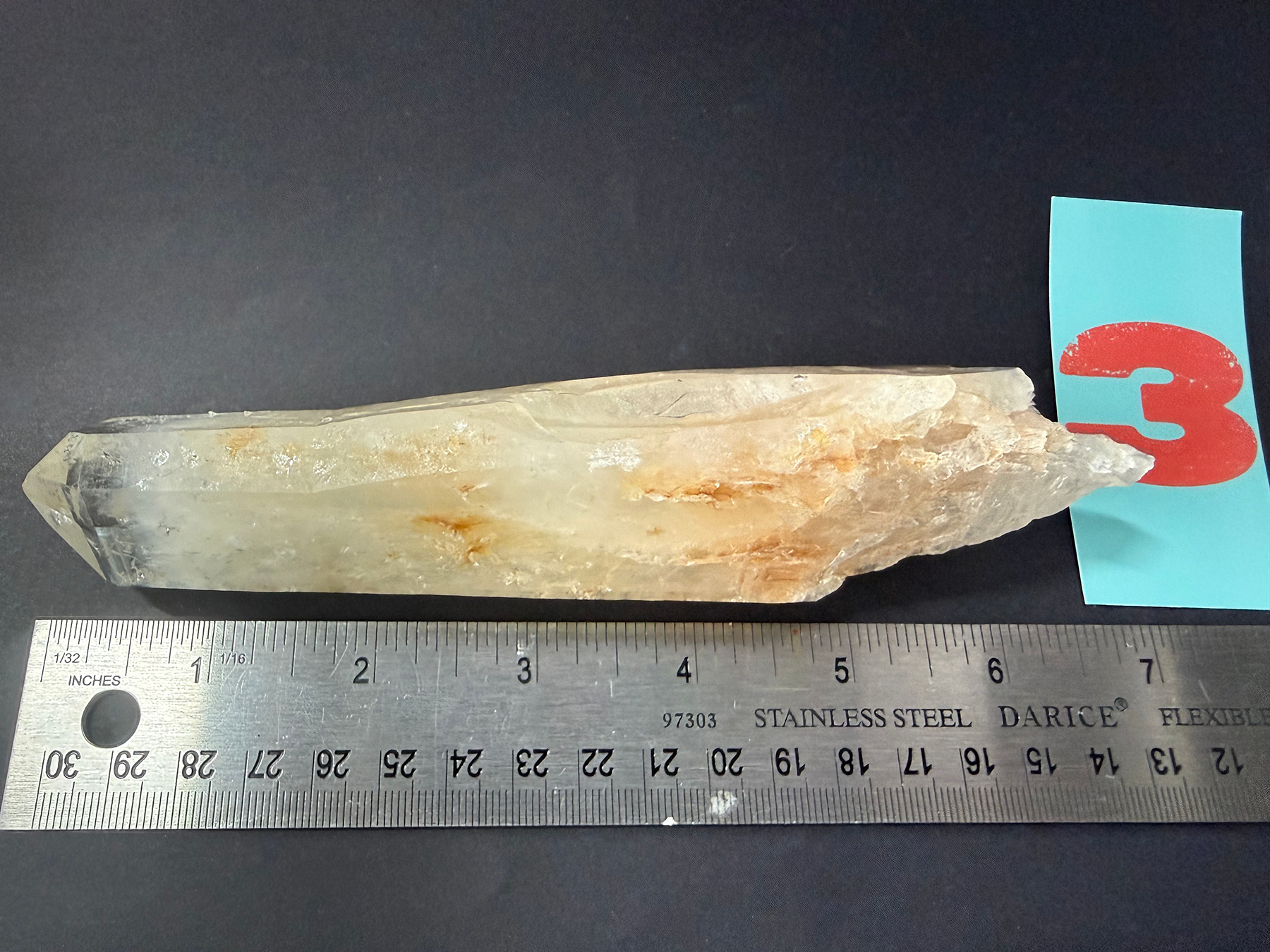 Smoky Blue Quartz wands from Boyaca, Colombia