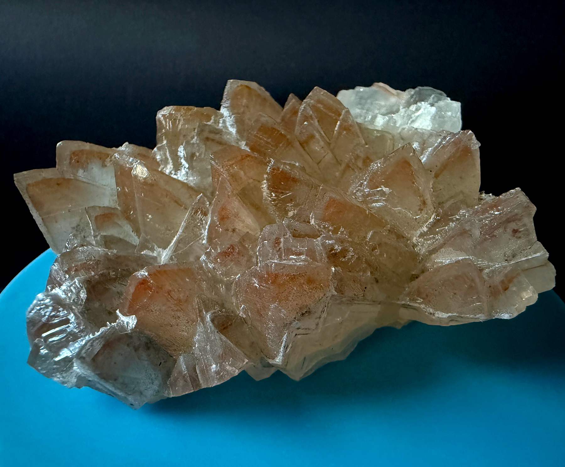 Mariposa Calcite from El Potosi Mines, Santa Eulalia, Chihuahua, Mexico