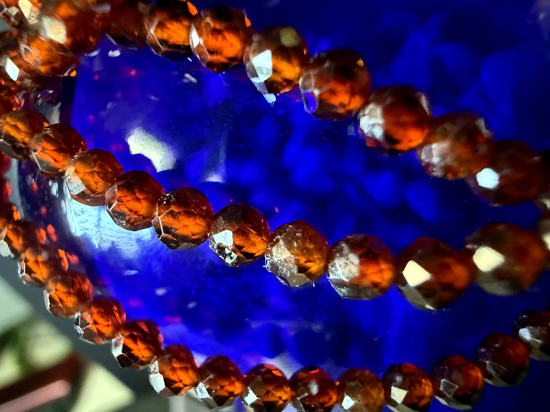 Bead Strands, Faceted .46mm & .61mm: Peridot, Citrine, Hessonite, & Tourmaline