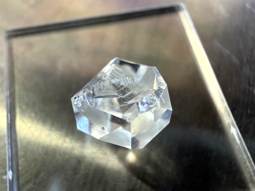 Herkimer Diamond Water Clear Ojo De Dios (Eye of God) From Herkimer County New York