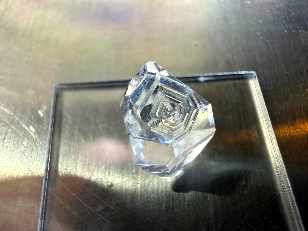 Herkimer Diamond Water Clear Ojo De Dios (Eye of God) From Herkimer County New York