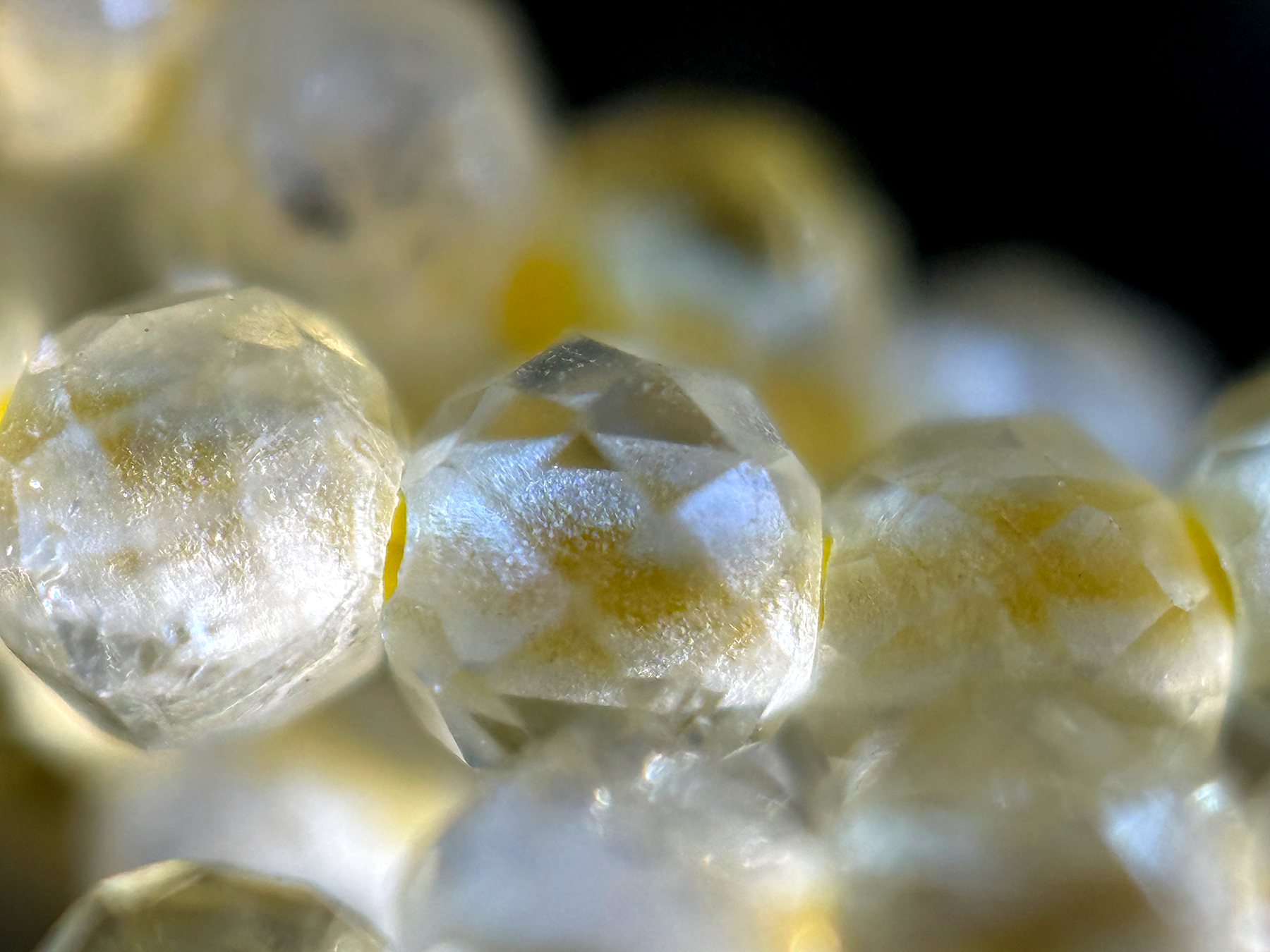 Bead Strands, Faceted .46mm & .61mm: Peridot, Citrine, Hessonite, & Tourmaline