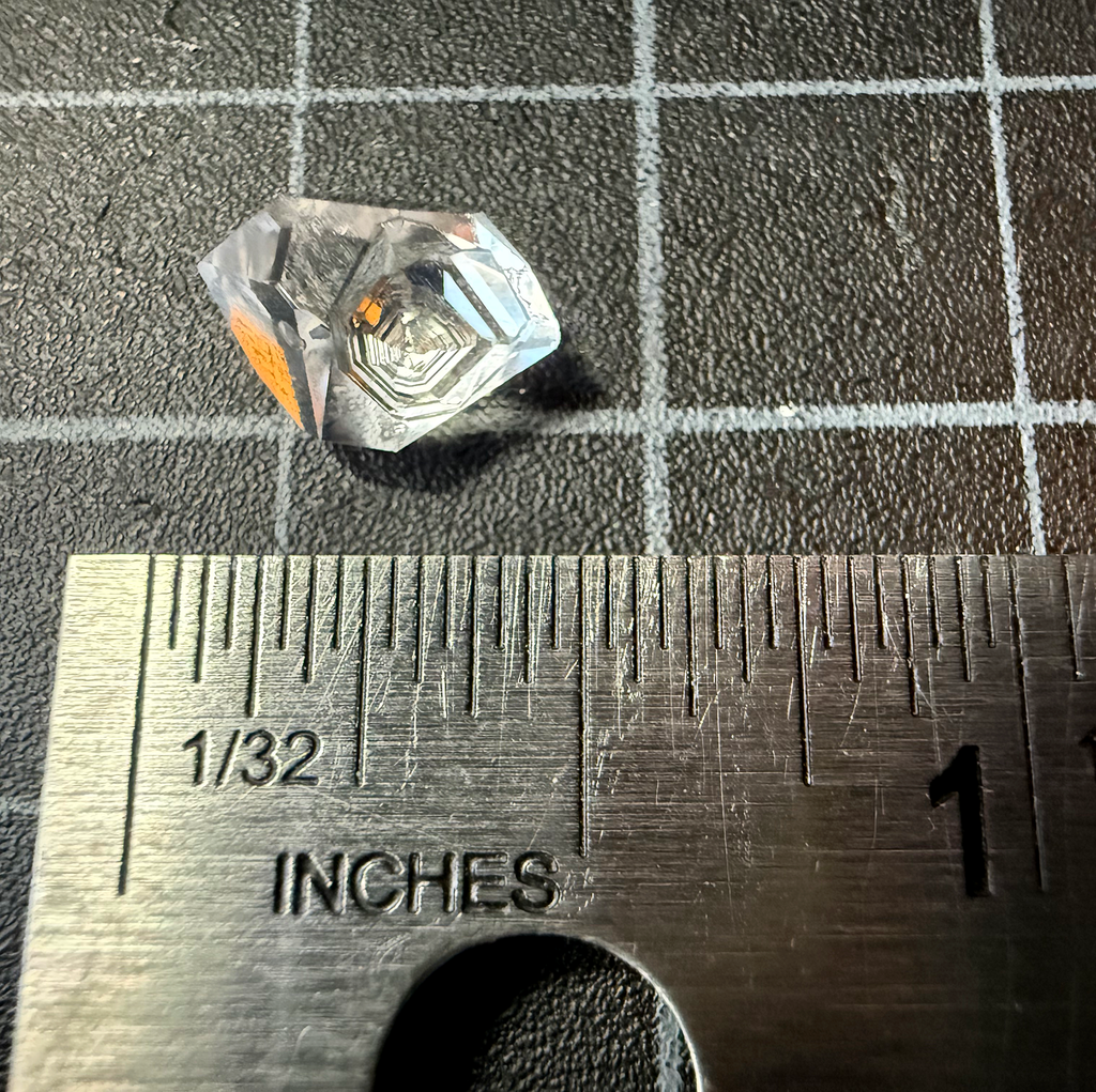 Herkimer Diamond Water Clear Ojo De Dios (Eye of God) From Herkimer County New York