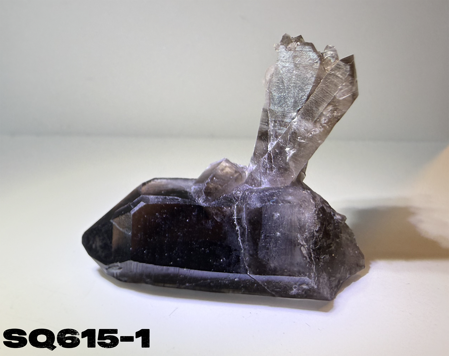 Smoky Quartz Clusters Trio in Display Box SQ615-1