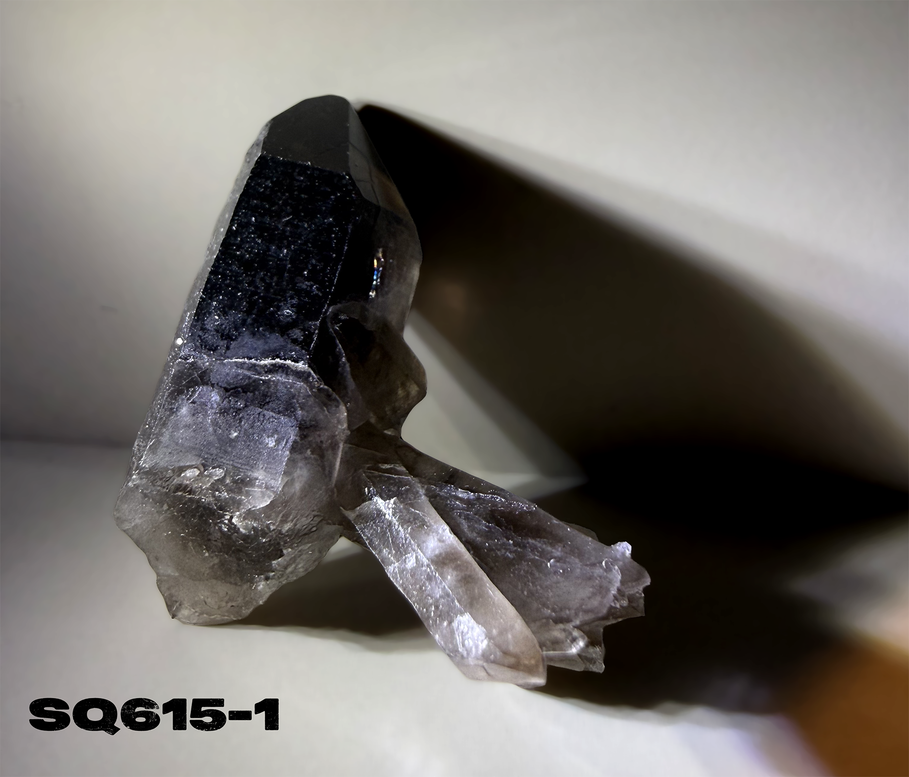 Smoky Quartz Clusters Trio in Display Box SQ615-1