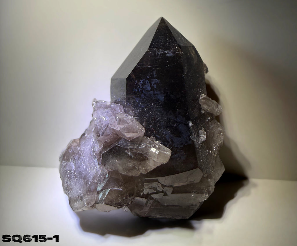 Smoky Quartz Clusters Trio in Display Box SQ615-1