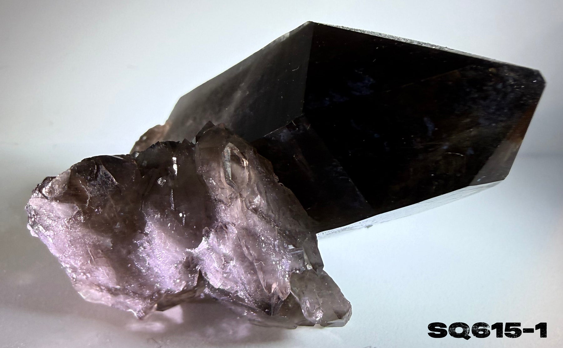 Smoky Quartz Clusters Trio in Display Box SQ615-1
