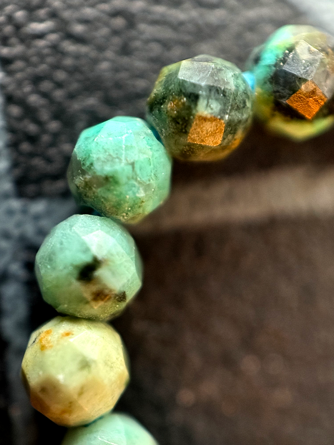 Bead Strands, Faceted African Turquoise 2.4 mm