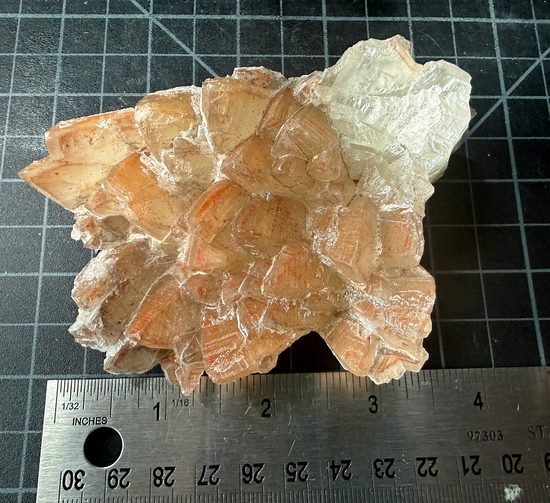 Mariposa Calcite from El Potosi Mines, Santa Eulalia, Chihuahua, Mexico