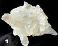 Clear Quartz Clusters & Single Points 1-5