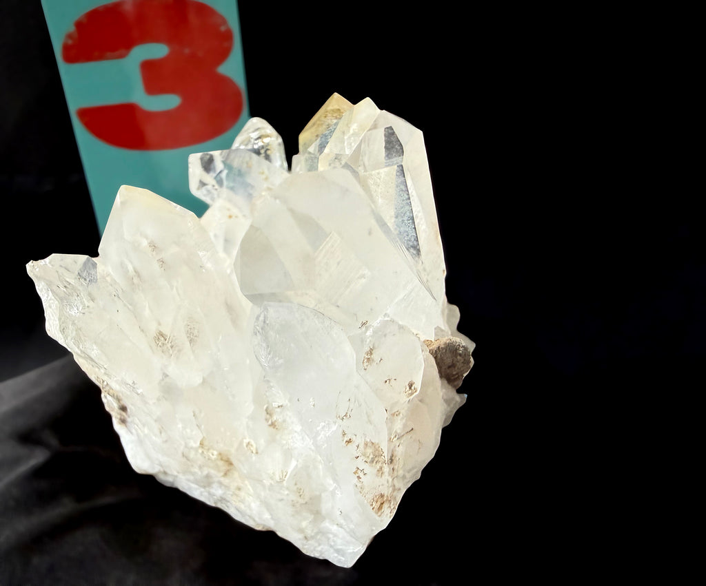Clear Quartz Clusters & Single Points 1-5