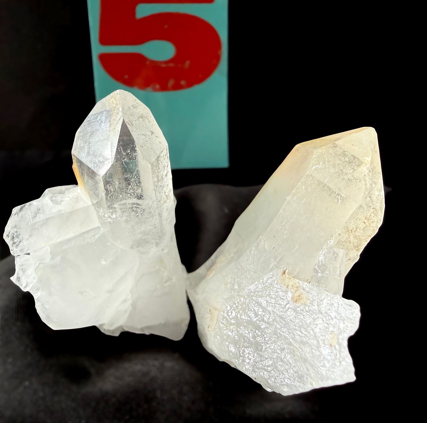 Clear Quartz Clusters & Single Points 1-5