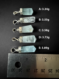 Aquamarine & 925 Silver Pendants from Pakistan